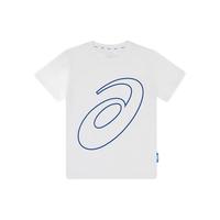 ASICS 亚瑟士 332221003070 男童短袖T恤 白色 150cm