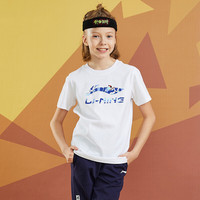 LI-NING 李宁 儿童短袖t恤