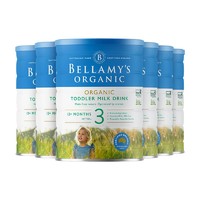 BELLAMY'S 贝拉米 经典系列 有机幼儿奶粉 澳版 3段 900g*6罐