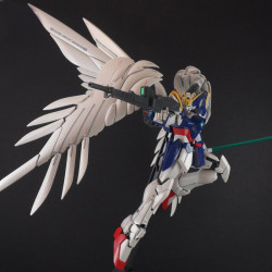 bandai万代高达拼装模型mg1100wingzero飞翼零式掉毛天使敢达带支架