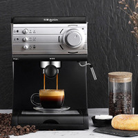 donlim 东菱 咖啡机家用意式美式半全自动磨豆蒸汽打奶泡正品
