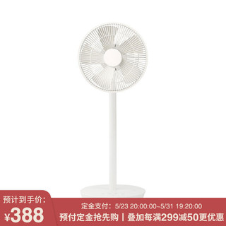 MUJI 無印良品 无印良品 MUJI 直流落地循环扇 风扇 白色 型号：MS·EFDC1CN 33x34x88.5cm