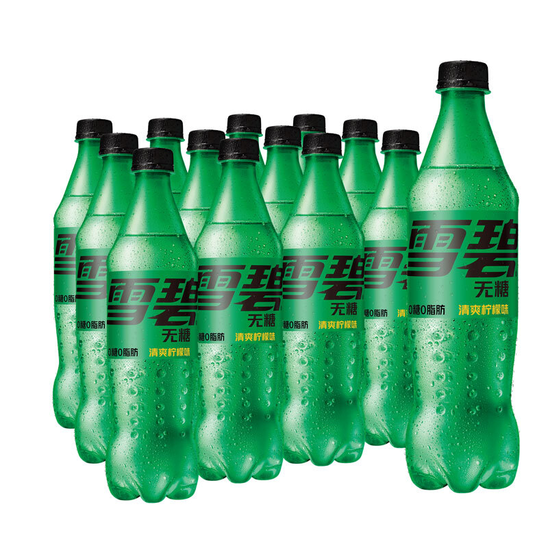 sprite 雪碧 无糖零卡 汽水 碳酸饮料 500ml*12瓶 整箱装 可口可乐