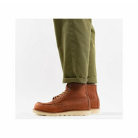 RED WING 红翼 Shoes 男士经典 Moc 6 英寸 875 工装短靴 46 棕色