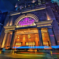 周末暑期不加价，位置一级棒！重庆解放碑皇冠假日酒店 高级大/双床房2晚连住套餐