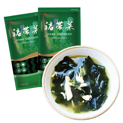 QIAOGUOYUAN 俏果缘 裙带菜干货100g*2韩国海带汤韩式海群裙菜芽脂肪儿童裙苗干裙带菜