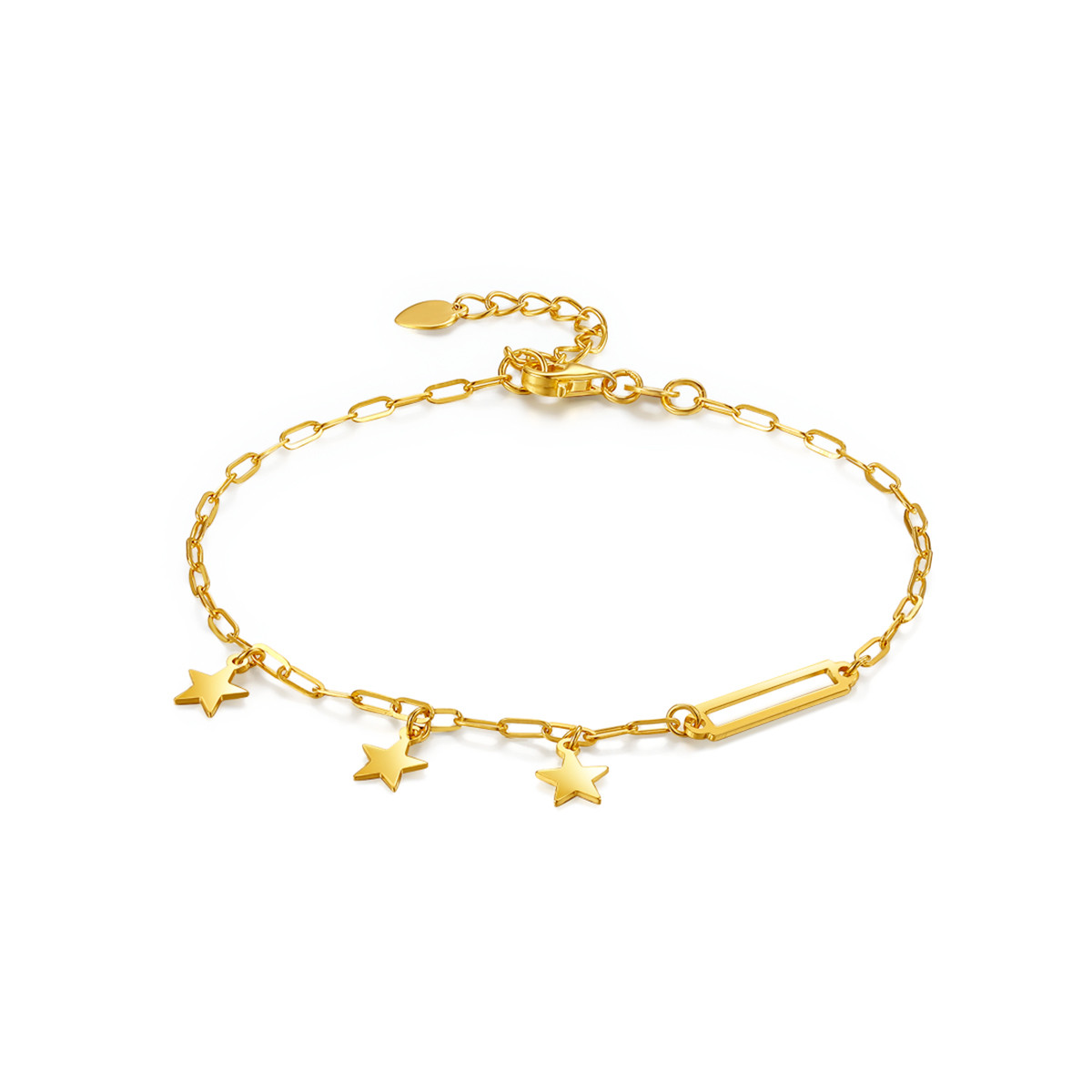 tsl 谢瑞麟 女士黄金星星手链 ys590