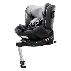 WELLDON 惠尔顿 儿童安全座椅0-4-6-7岁婴儿360度旋转可坐可躺正反双向安装 四大智能监测 智转PRO 玛瑙灰