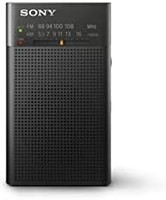 SONY 索尼 ICF-P27 便携式 AM/FM 收音机，黑色，ICFP27.CE7 免税