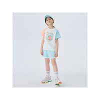 马骑顿 MQD女童夏季运动套装 米白