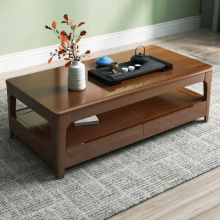 客家木匠 实木桌子茶几长方形1.