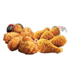 kfc肯德基50块吮指原味鸡黄金脆皮鸡2选1电子兑换券