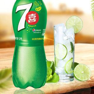 7-Up 七喜 汽水 冰爽柠檬味 1L*12瓶