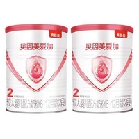 BEINGMATE 贝因美 爱加系列 较大婴儿奶粉 国产版 2段 400g*2罐