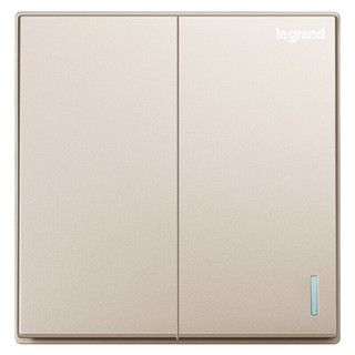 legrand 罗格朗 仕典系列 K8/32/2/2CE-C2 双开双控开关 米兰金