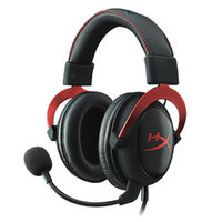 HYPERX 极度未知 CloudⅡ 耳罩式头戴式有线耳机 飓风黑红 套装