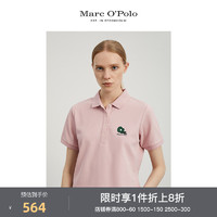 Marc O'Polo 马可波罗 MOP 2022夏季新款刺绣花纹图案休闲透气短袖polo衫女