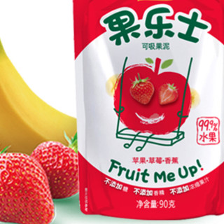 Fruit Me Up 果乐士 果泥 3段 苹果草莓香蕉味 90g