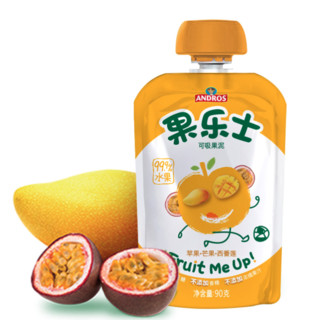 Fruit Me Up 果乐士 果泥 3段 苹果芒果西番莲味 90g