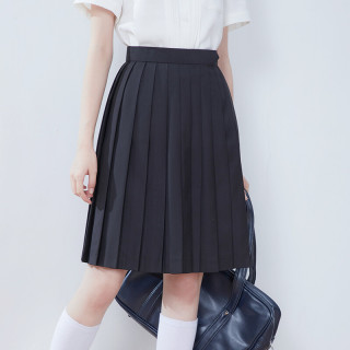 jk制服春基础款制服裙多色纯色短裙百褶裙日系学生校服半身裙优等生