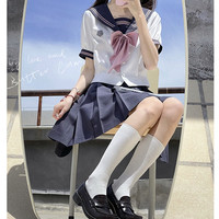 尺呎间 JK制服 雪野桜中 收腰校供短袖夏服水手服