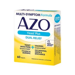 AZO 女性私护益生菌 V区炎症预防妇科异味瘙痒护理 提升私处自护力60粒