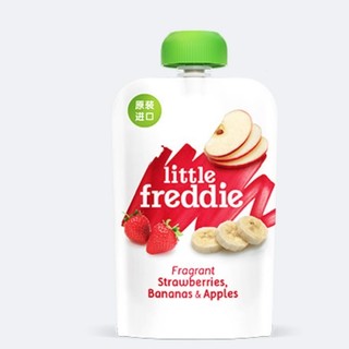 LittleFreddie 小皮 有机果泥 西班牙版 3段 6口味 100g*6袋