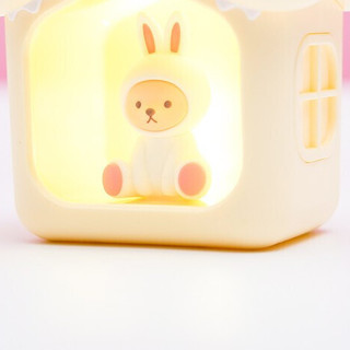 MINISO 名创优品 泰迪珍藏系列 LED小夜灯 浅黄色 兔子熊款