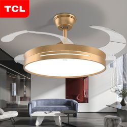 tcl风扇灯吊扇灯家用一体客厅餐厅卧室吊灯带风扇简约现代智能扇