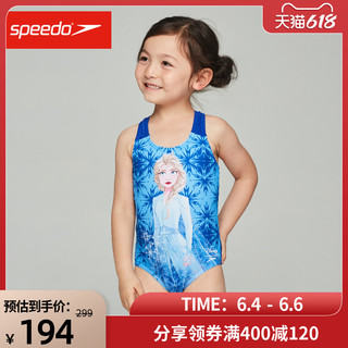 SPEEDO 速比涛 婴幼儿 迪士尼系列 冰雪奇缘儿童连体泳衣抗氯女