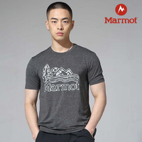 Marmot 土拨鼠 E23011 男士户外棉感速干T恤