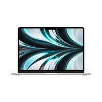 Apple 苹果 MacBook Air 2022款 M2 芯片版 13.6英寸 轻薄本 银色 (M2 8核、核芯显卡、8GB、256GB SSD、2.5K、IPS、MLY43CH/A）