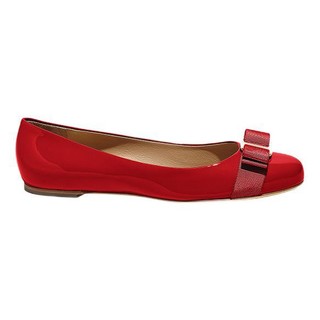 Salvatore Ferragamo 菲拉格慕 VARINA系列 女士平跟单鞋 01A181 592125 红色 7.5