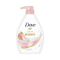 Dove 多芬 美膚系列 彈潤水嫩清爽美膚沐浴露 白桃白茶香 1kg