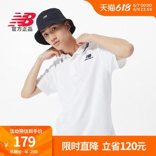 new balance AMT01983 男款翻领针织POLO衫