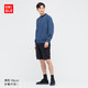 UNIQLO 优衣库 男装/女装/情侣装休闲卫衣水洗产品新牛仔风套头衫446903