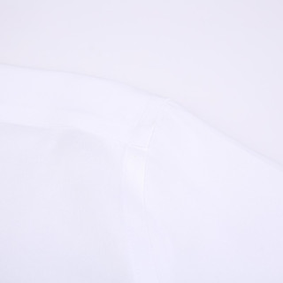 CAIZIYIJIA定制衬衫男刺绣名字绣LOGO纯棉DP免烫商务衬衣修身袖口刻字白衬衫 白色CZLX815 45/5XL/190