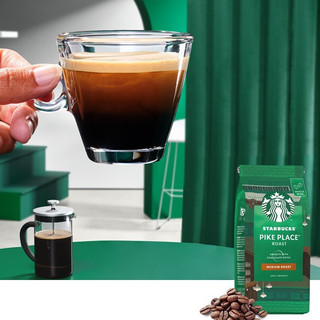 STARBUCKS 星巴克 派克市场 中度烘焙 咖啡豆 450g