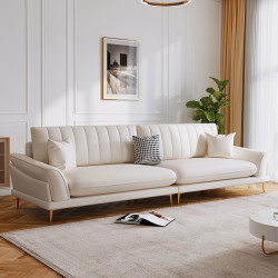 科技布沙发高档极简轻奢现代简约客厅小户型双人三人免洗布艺沙发