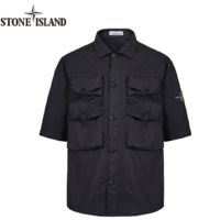 PLUS会员：STONE ISLAND 石头岛 时尚简约工装衬衫 MO761511003-V0029