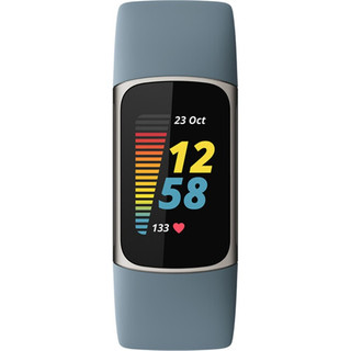 Charge 5 健身健康追踪器 智能手环 蓝牙运动手环（母亲节送礼）心率追踪器 蓝色