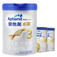 Aptamil 爱他美 奶粉米粉套装（卓萃3段900g 2米粉6 ）