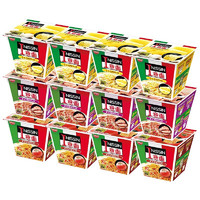 NISSIN 日清食品 日清 方便面 I意面 3味混合12碗整箱装1232g意大利面 节日礼盒礼品