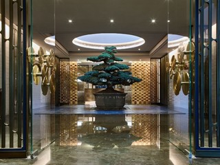 上海佘山世茂洲际酒店(世茂深坑酒店)石榴石主题高级房