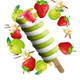 限地区、周三购食惠：WALL'S 和路雪 好多圈 苹果+草莓+香草口味 冰棍 5支*80g