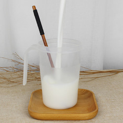 CHAHUA 茶花 微波牛奶杯耐热微波炉专用 450ML牛奶杯2个