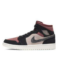 AIR JORDAN 正代系列 Air Jordan 1 Mid 女子篮球鞋 BQ6472-202 黑/橙/黄 38