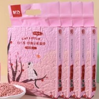 倍儿蜜 豆腐猫砂 水蜜桃味 2.4kg*4袋