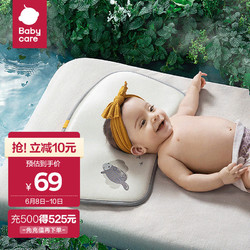 babycare 宝宝冰丝枕婴儿枕头新生儿儿童枕护头小枕头可机洗夏季 安道尔水獭-55