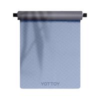 YOTTOY 女子瑜伽垫 云山蓝 185*80*0.9cm 双色logo款